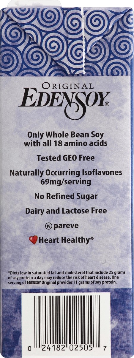 slide 4 of 5, Eden Foods Organic Soy Milk, 32 fl oz