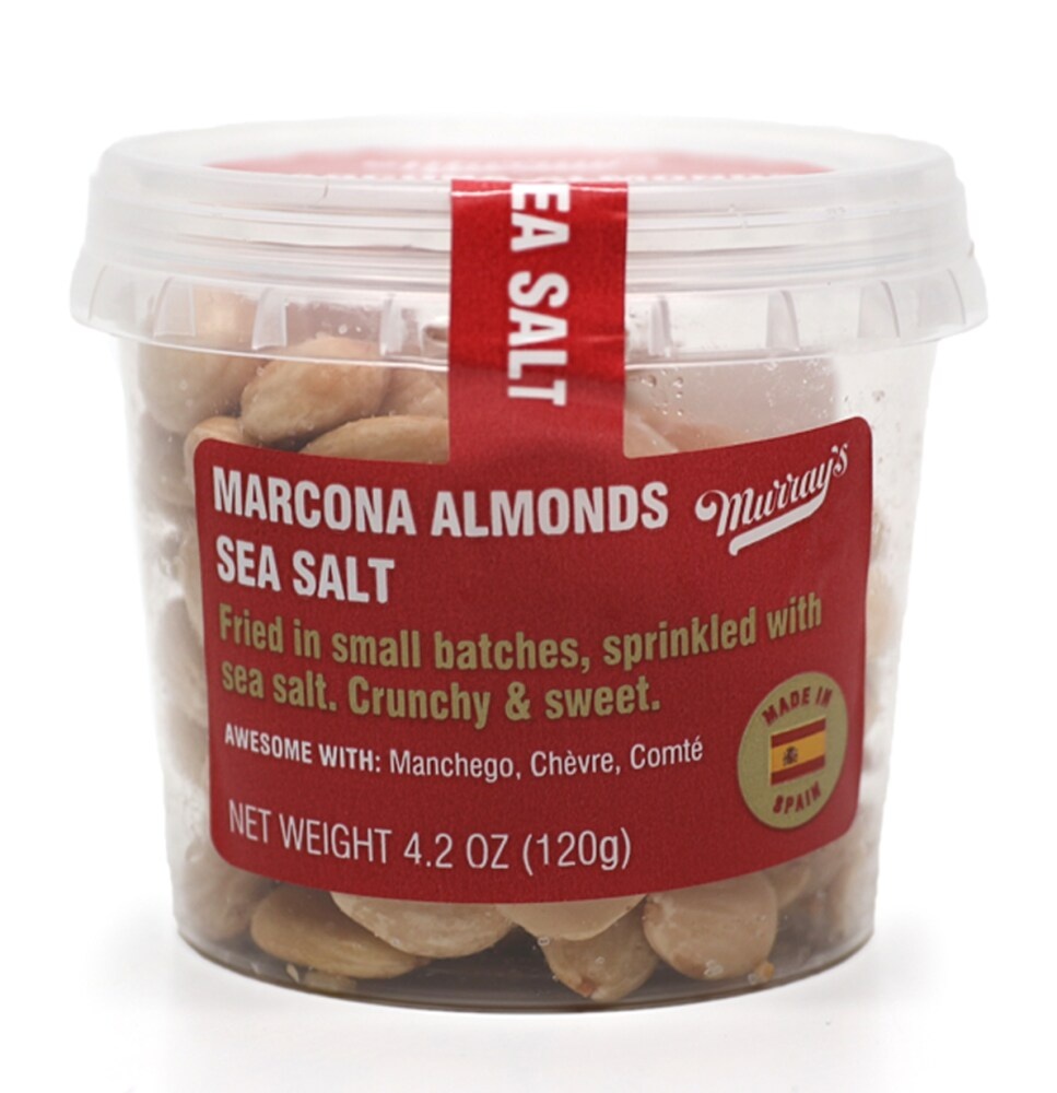 slide 1 of 1, Murray's Marcona Fried Almonds With Sea Salt, 4.2 oz