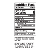 slide 4 of 10, Core Hydration Nutrient Enhanced Cucumber Essence Water Beverage 23.9 fl oz, 23 oz