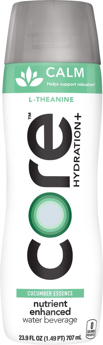slide 1 of 10, Core Hydration Nutrient Enhanced Cucumber Essence Water Beverage 23.9 fl oz, 23 oz