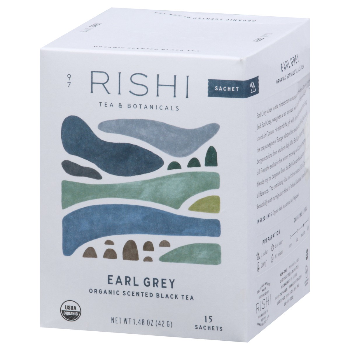 slide 8 of 10, Rishi Organic Earl Grey Tea - 15 ct, 15 ct