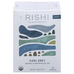 Rishi Organic Earl Grey Tea - 15 ct