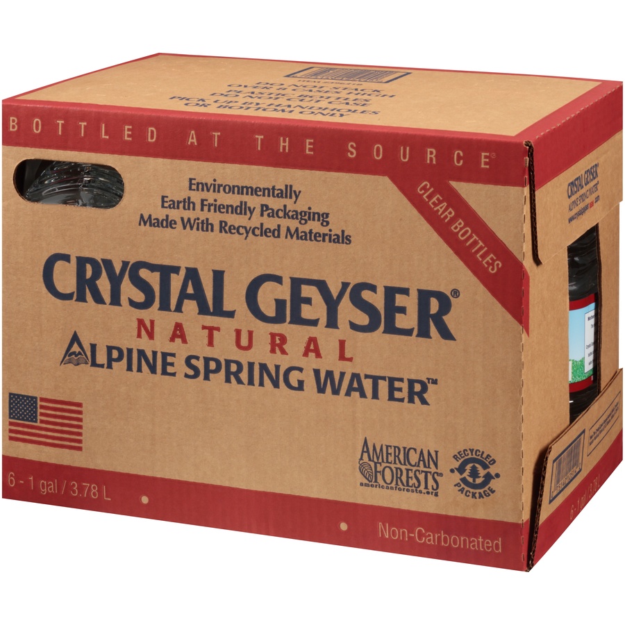 slide 3 of 6, Crystal Geyser Spring Water, 1 gal