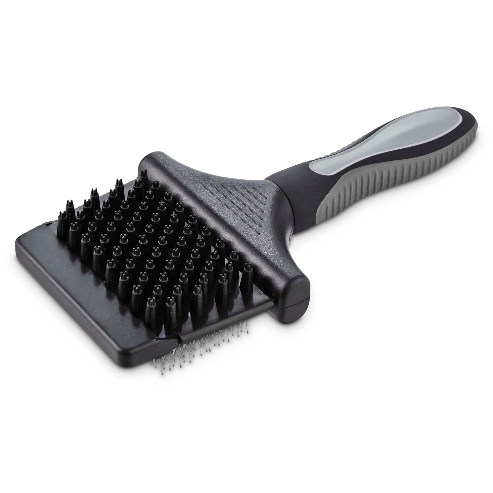 slide 1 of 1, Well & Good Black 2-Sided Slicker Dog Brush, LG