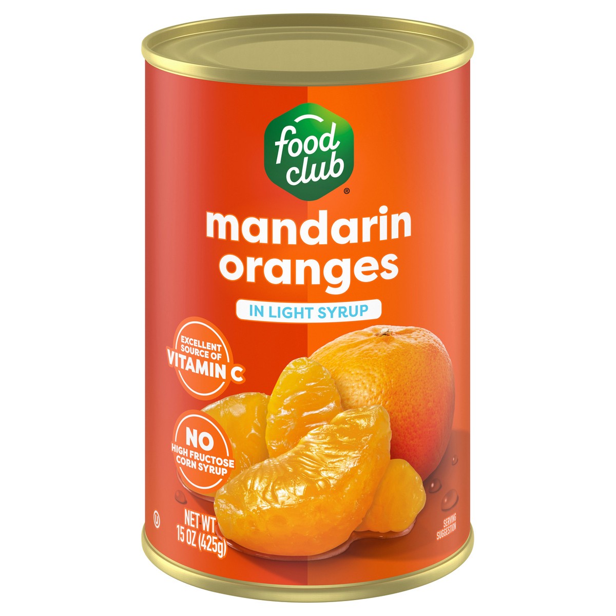 slide 3 of 4, Food Club Mandarin Oranges in Light Syrup 15 oz, 15 oz