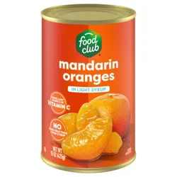 Food Club Mandarin Oranges in Light Syrup 15 oz