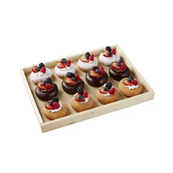Farmer's Market Large Donut Tray - 12 ea
