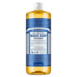 Dr. Bronner's 18-in-1 Hemp Peppermint Pure-Castile Soap