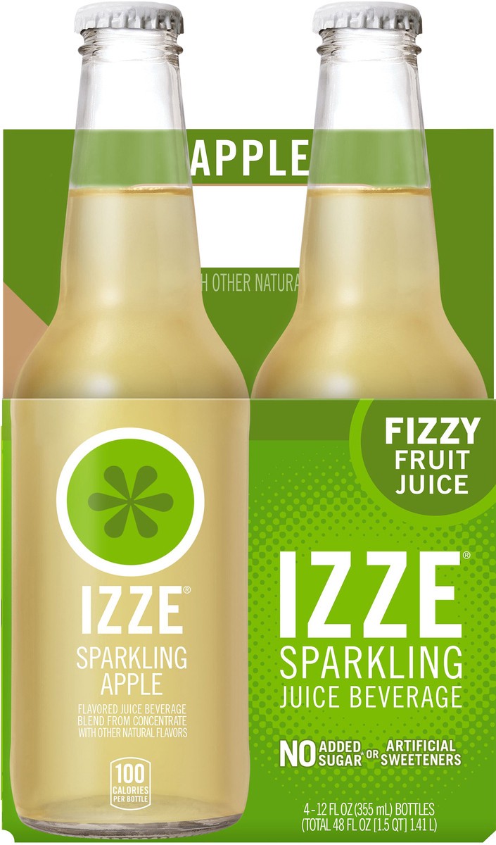 slide 7 of 9, Izze Sparkling Apple Juice Beverage - 48 fl oz, 48 fl oz