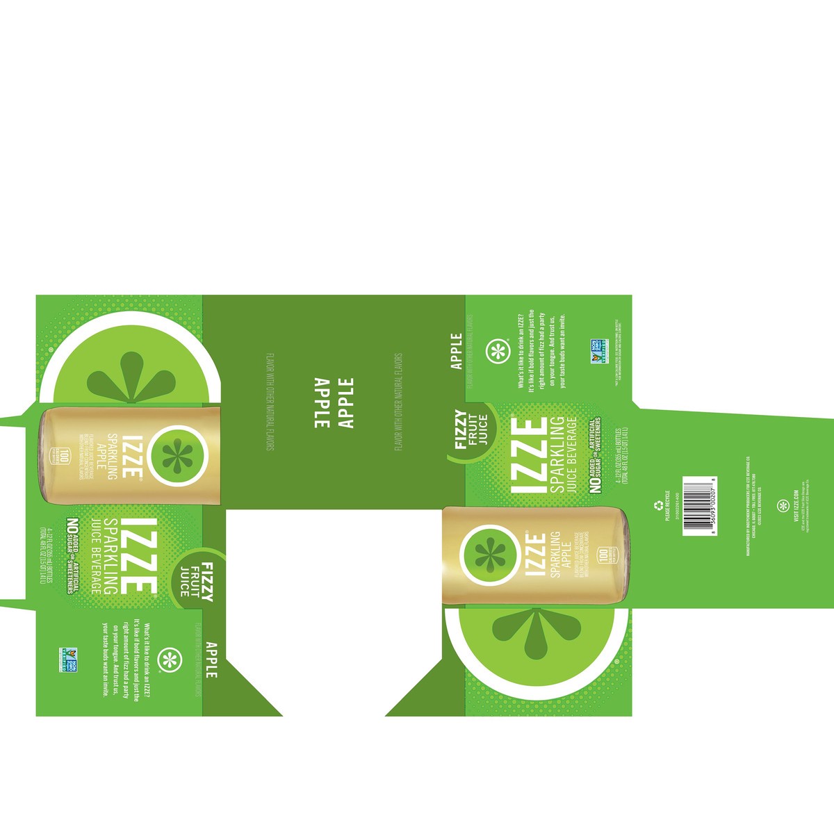 slide 9 of 9, Izze Sparkling Apple Juice Beverage - 48 fl oz, 48 fl oz