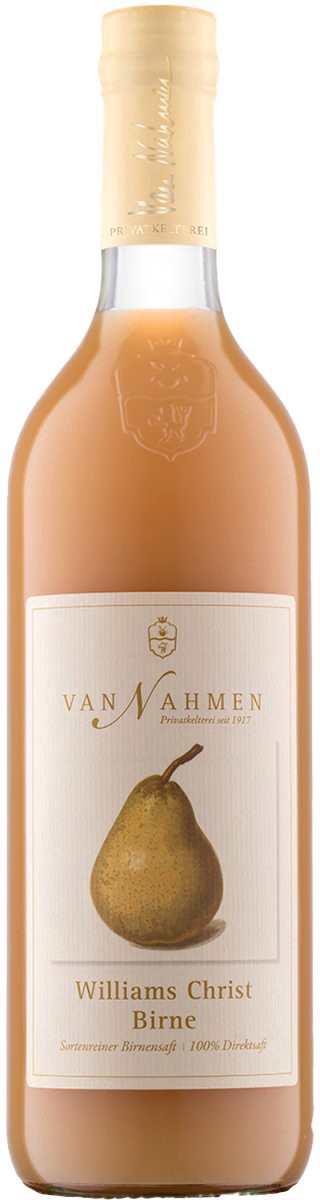 slide 1 of 1, Van Nahmen Williams Christ Pear Juice, 750 ml