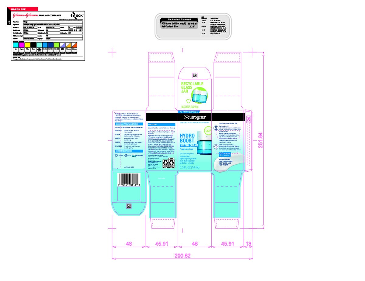 slide 6 of 12, Neutrogena Hydro Boost Water Cream, Fragrance Free, 0.5 fl oz