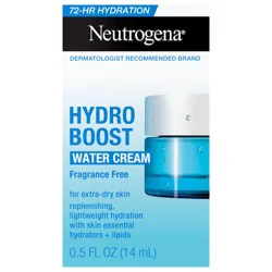 Neutrogena Hydro Boost Hyaluronic Acid Water Cream, Face Moisturizer, 1.7 fl oz