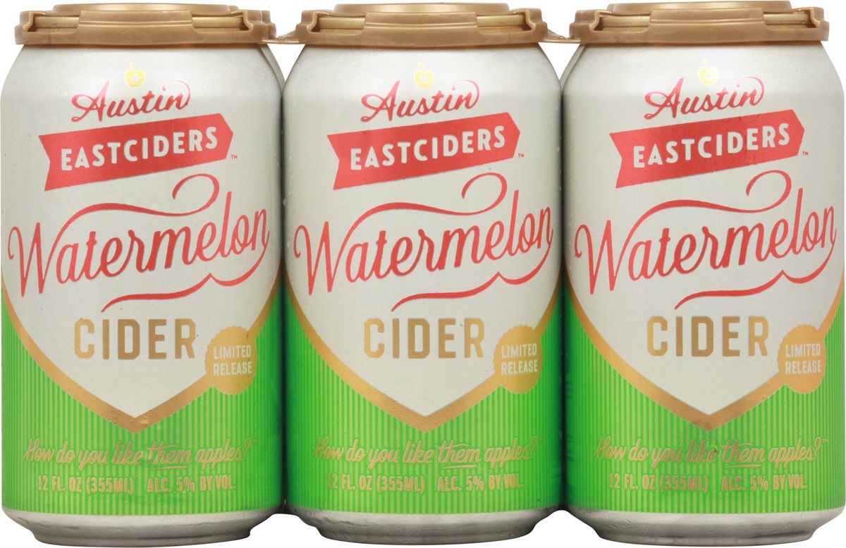 slide 5 of 13, Austin Eastciders Prickly Pear Hard Cider 6 - 12 fl oz Cans, 6 ct; 12 oz