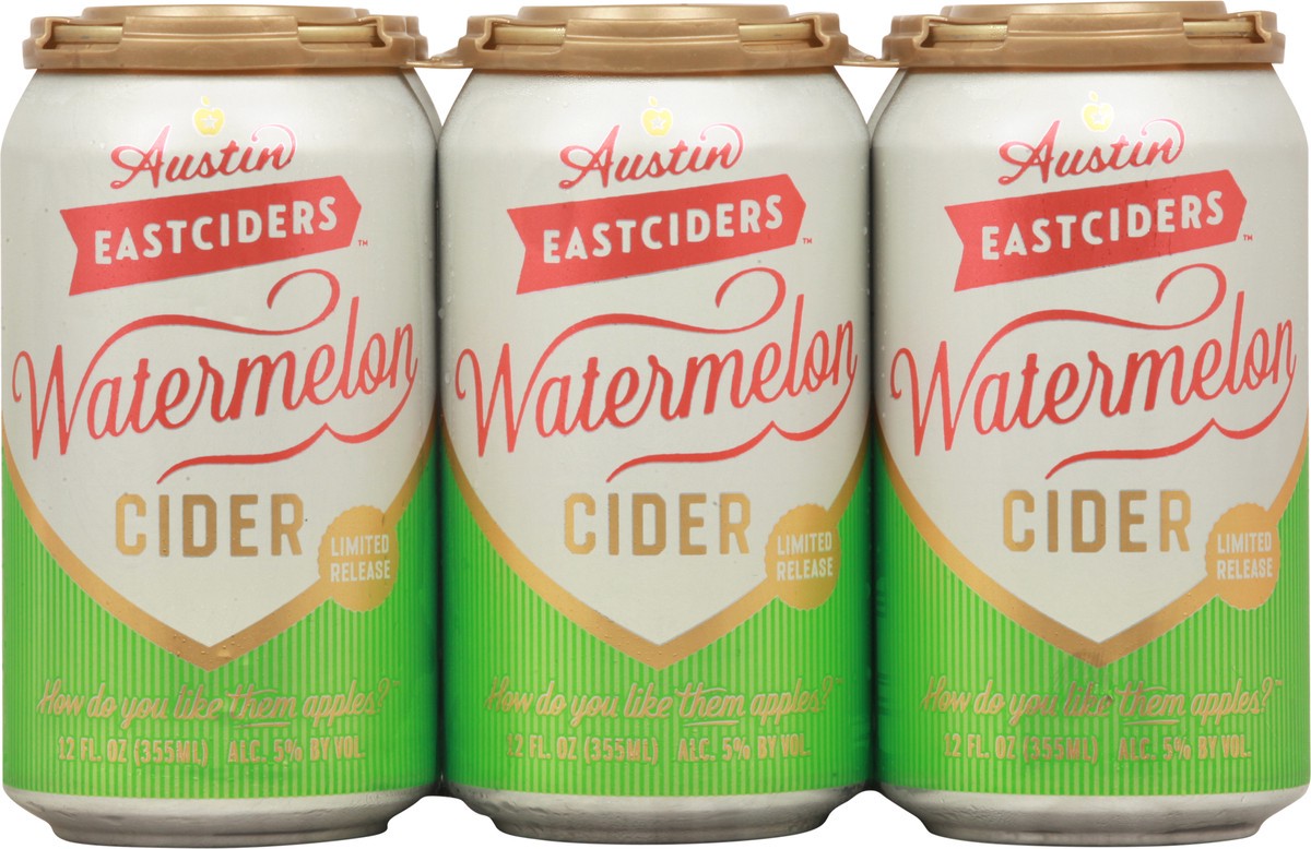 slide 11 of 13, Austin Eastciders Prickly Pear Hard Cider 6 - 12 fl oz Cans, 6 ct; 12 oz
