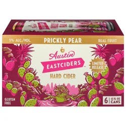 Austin Eastciders Prickly Pear Hard Cider 6 - 12 fl oz Cans