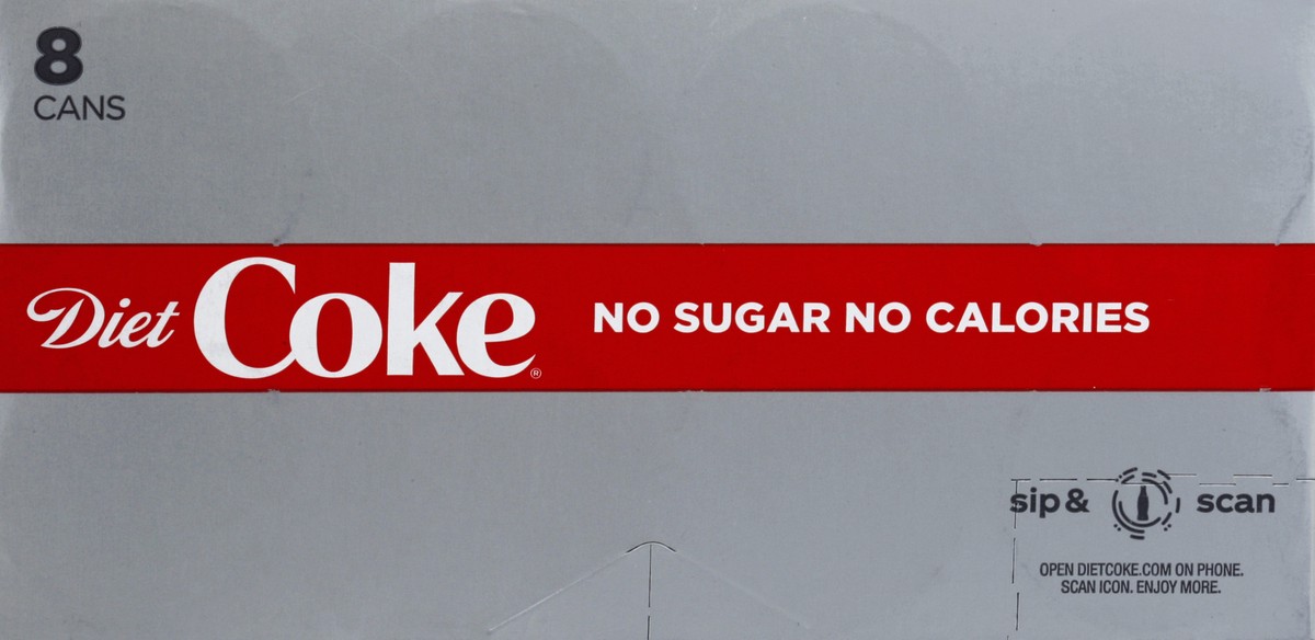 slide 6 of 6, Diet Coke Soda Soft Drink- 96 fl oz, 96 fl oz