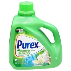 Purex Natural Elements Concentrated Dye-Free Linen & Lilies Detergent 150 fl oz