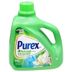 Purex Natural Elements Concentrated Dye-Free Linen & Lilies Detergent 150 fl oz