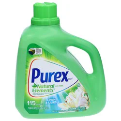 Purex Natural Elements Concentrated Dye-Free Linen & Lilies Detergent 150 fl oz