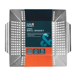 Fire & Feast Large BBQ Grill Basket