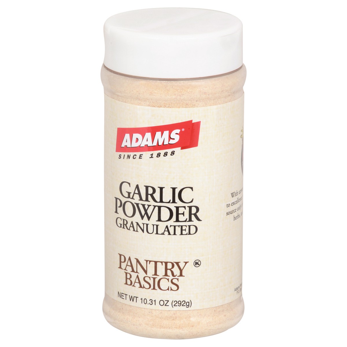 slide 8 of 10, Adams Pantry Basics Granulated Garlic Powder 10.31 oz, 10.31 oz