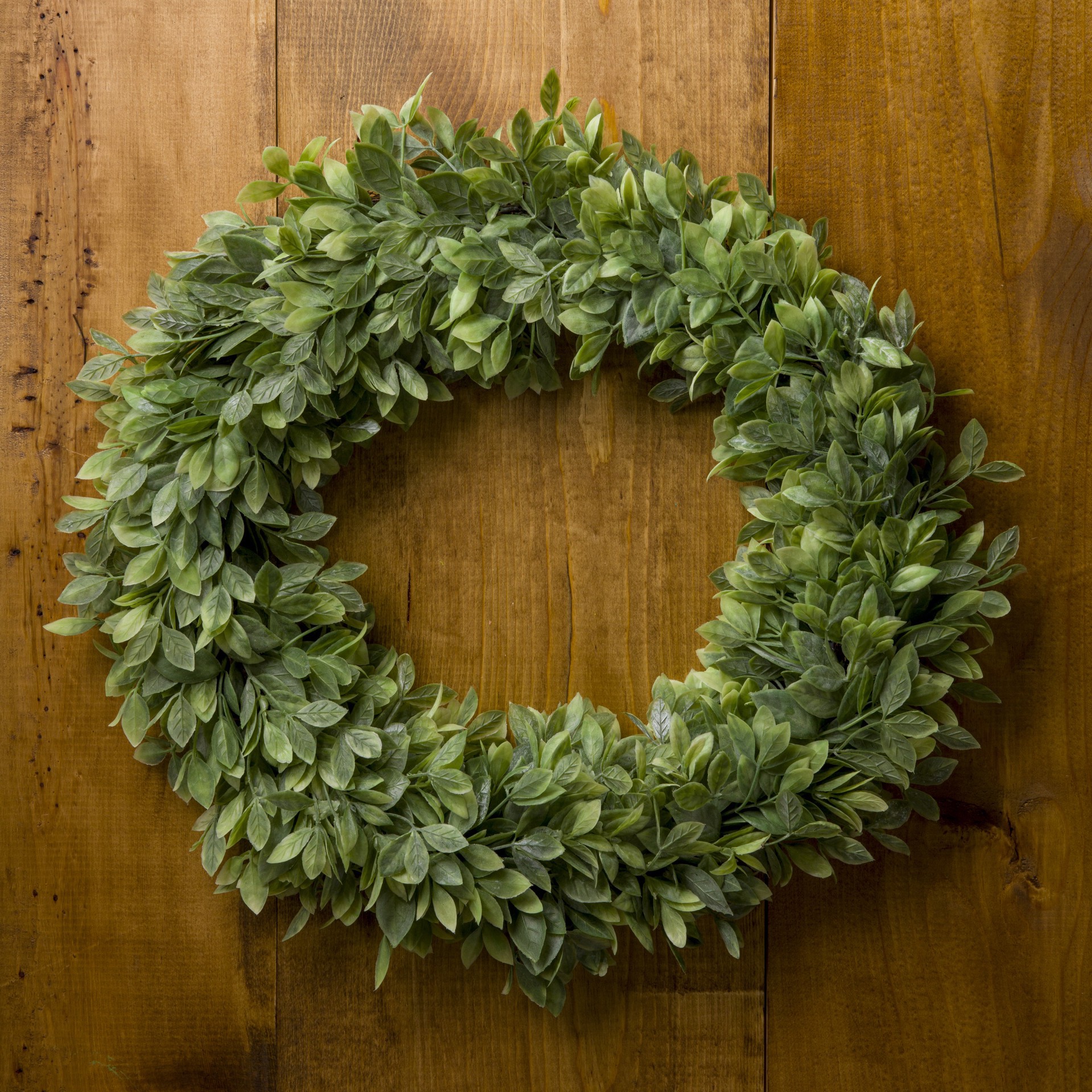 slide 3 of 4, 20" Plastic Foliage Wreath By Ashland, 20 in x 20 in x 3 in