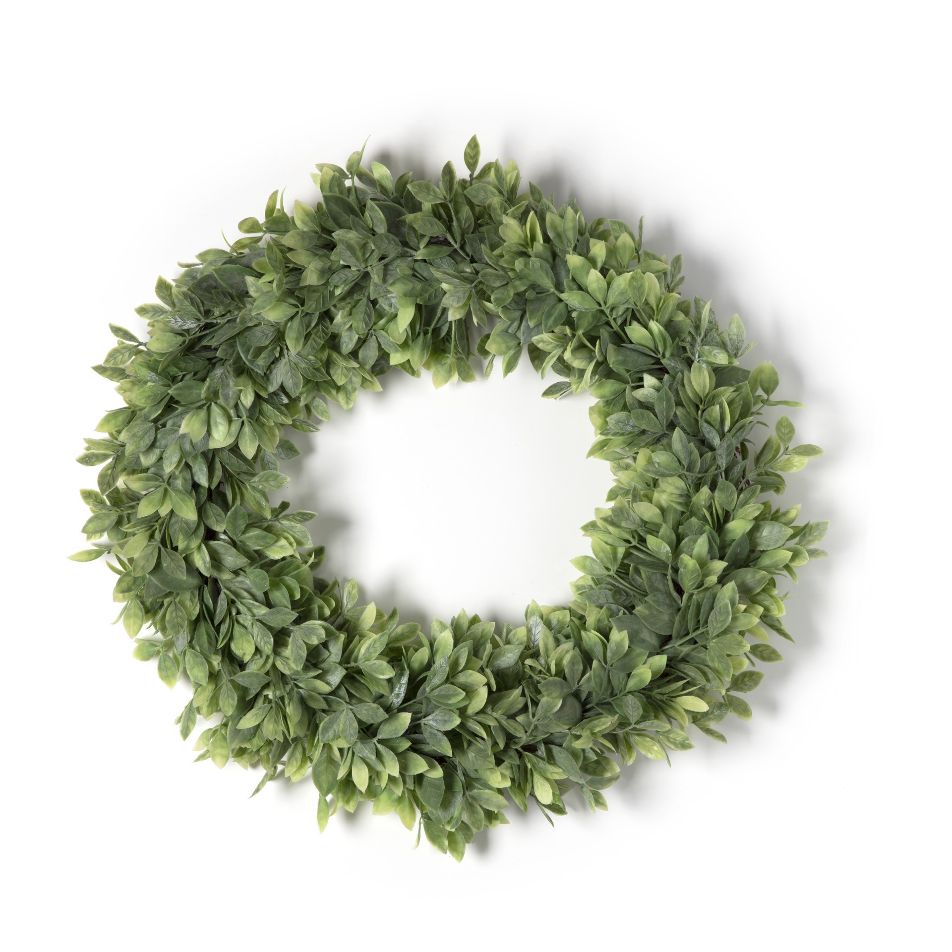 slide 4 of 4, 20" Plastic Foliage Wreath By Ashland, 20 in x 20 in x 3 in