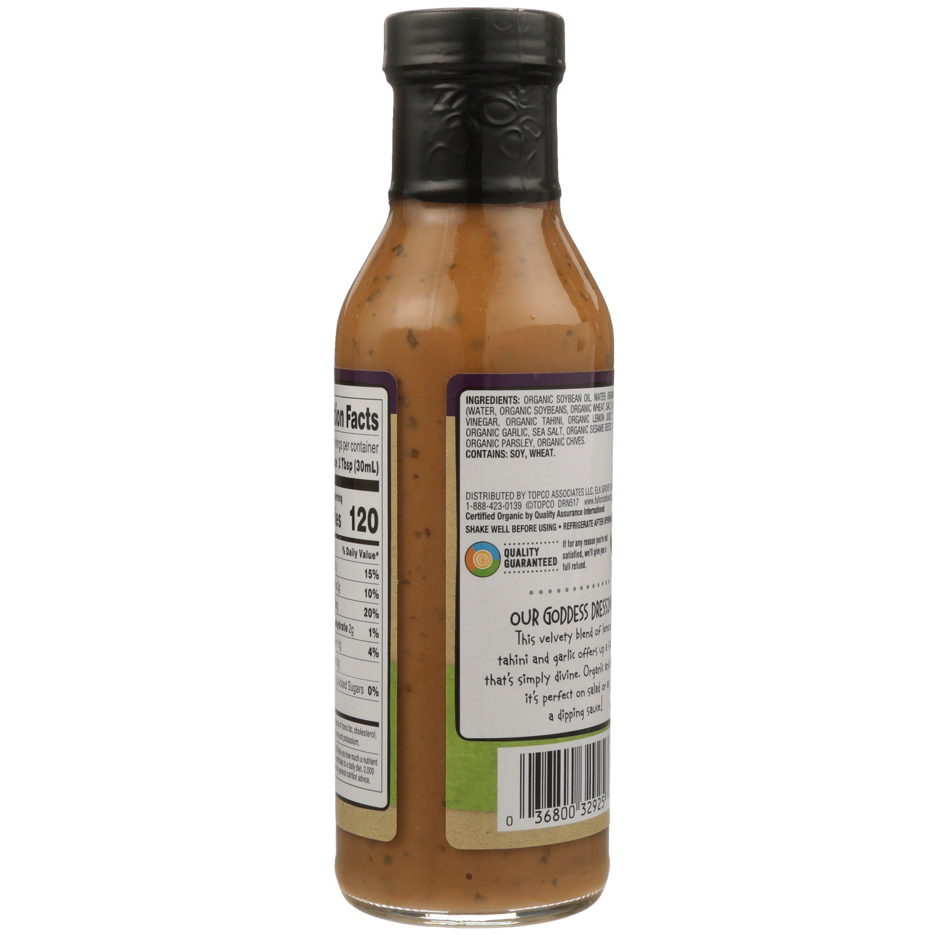 slide 2 of 6, Full Circle Market Organic Goddess Dressing, 12 fl oz