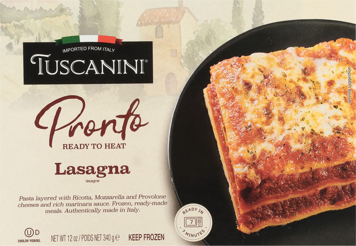 slide 2 of 14, Tuscanini Lasagna, 12 oz