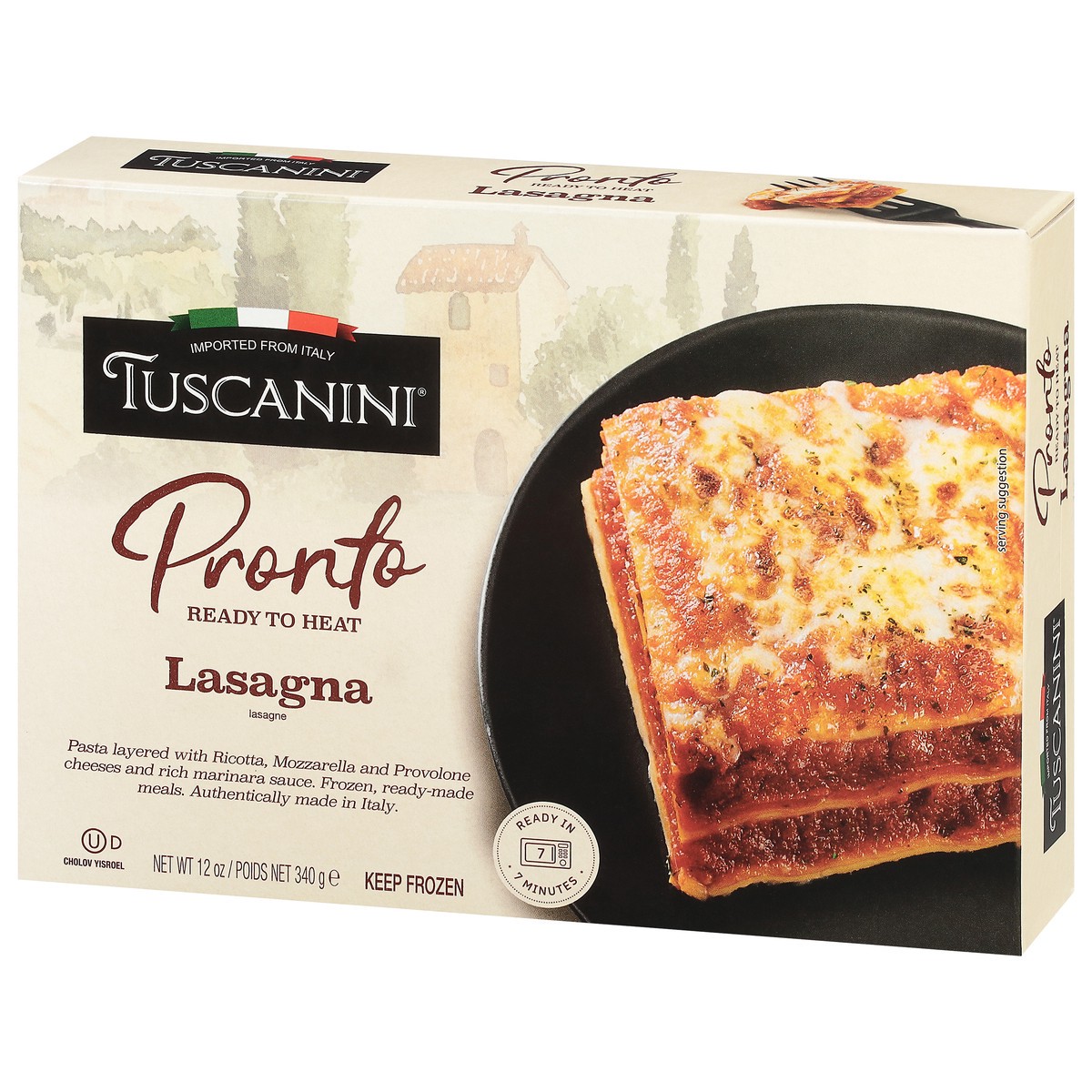 slide 13 of 14, Tuscanini Lasagna, 12 oz