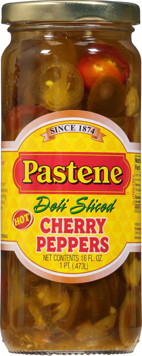 slide 9 of 11, Pastene Cherry Peppers, 16 fl oz