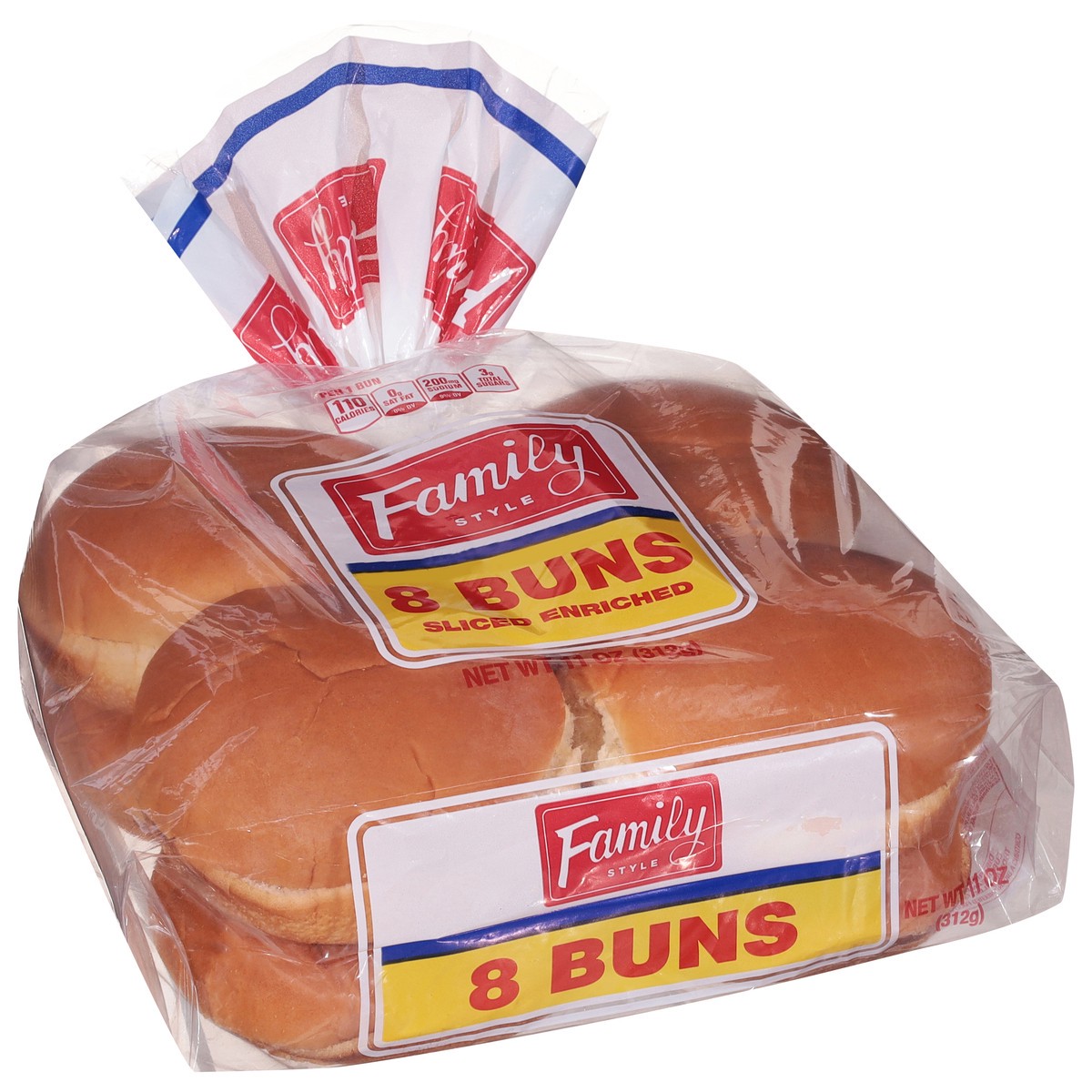 slide 3 of 13, European Bakers Family Style Sliced Enriched Buns 8 ea, 8 ct