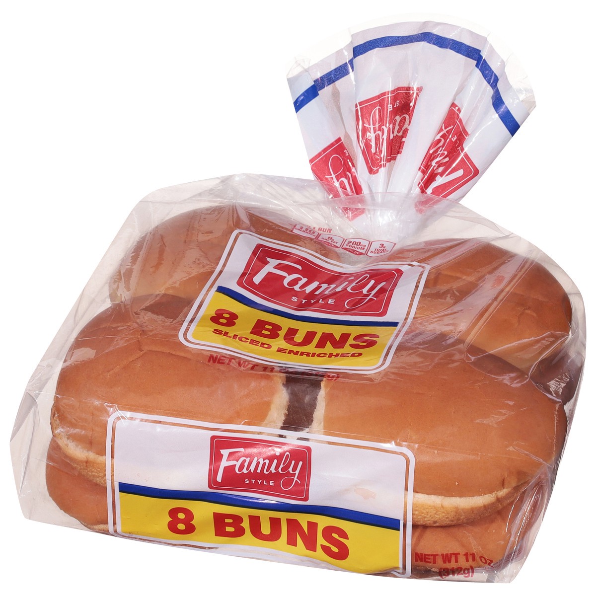 slide 8 of 13, European Bakers Family Style Sliced Enriched Buns 8 ea, 8 ct