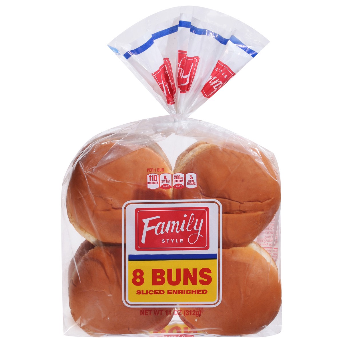 slide 10 of 13, European Bakers Family Style Sliced Enriched Buns 8 ea, 8 ct