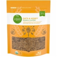 slide 1 of 1, Simple Truth Organic Oats & Honey Granola Clusters, 11 oz