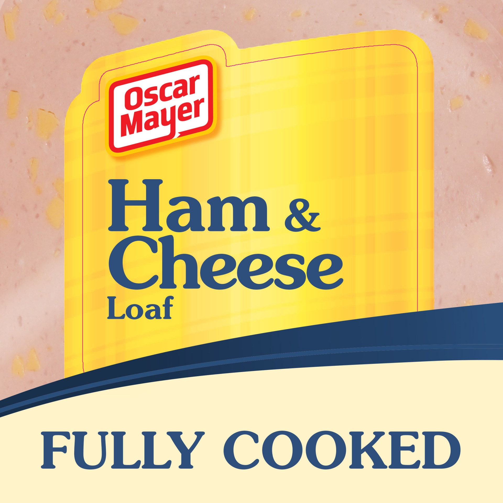slide 2 of 2, Oscar Mayer Ham & Cheese Loaf Lunch Meat with Real Kraft Cheese Pack, 16 oz