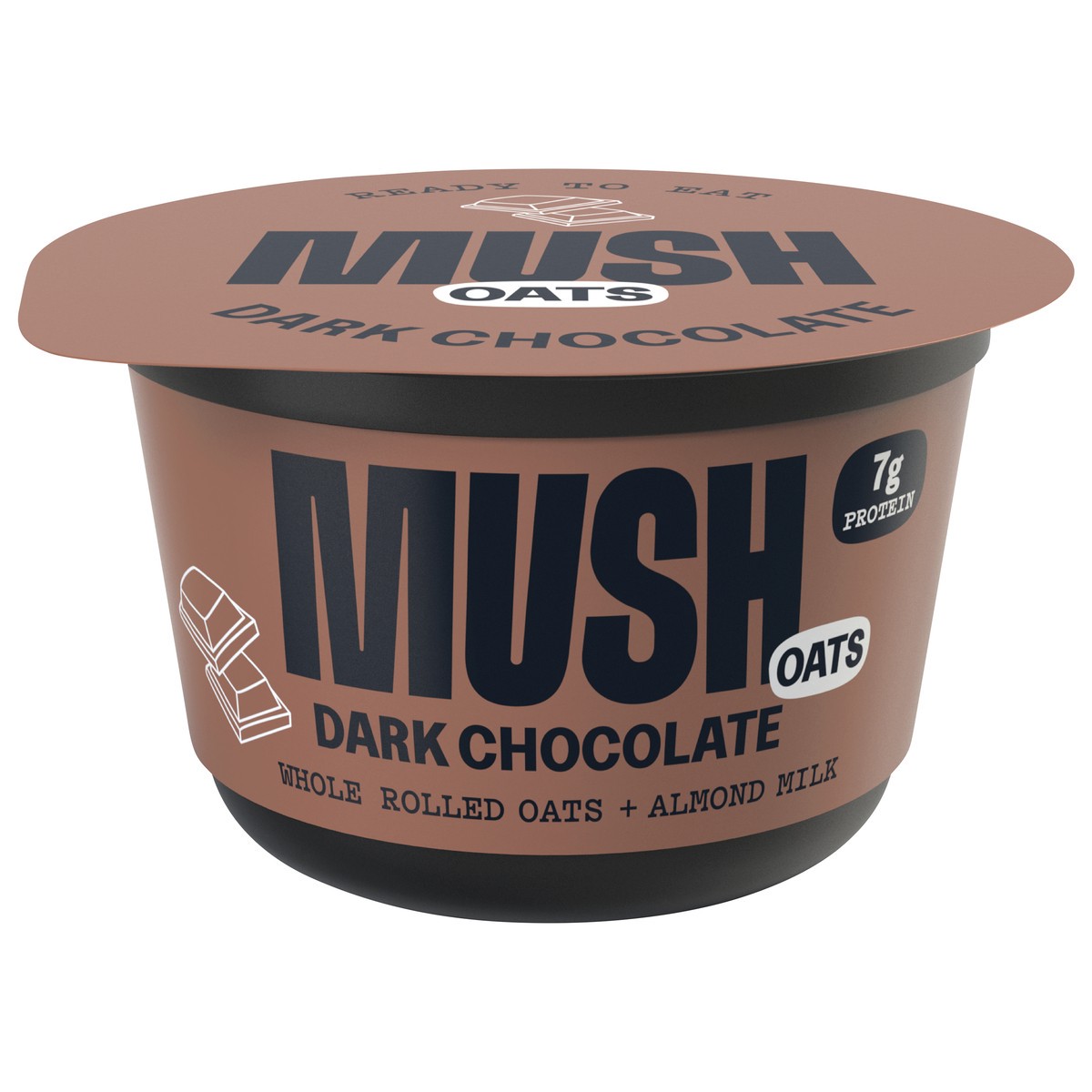 slide 6 of 11, MUSH Dark Chocolate Overnight Oats, 5 oz