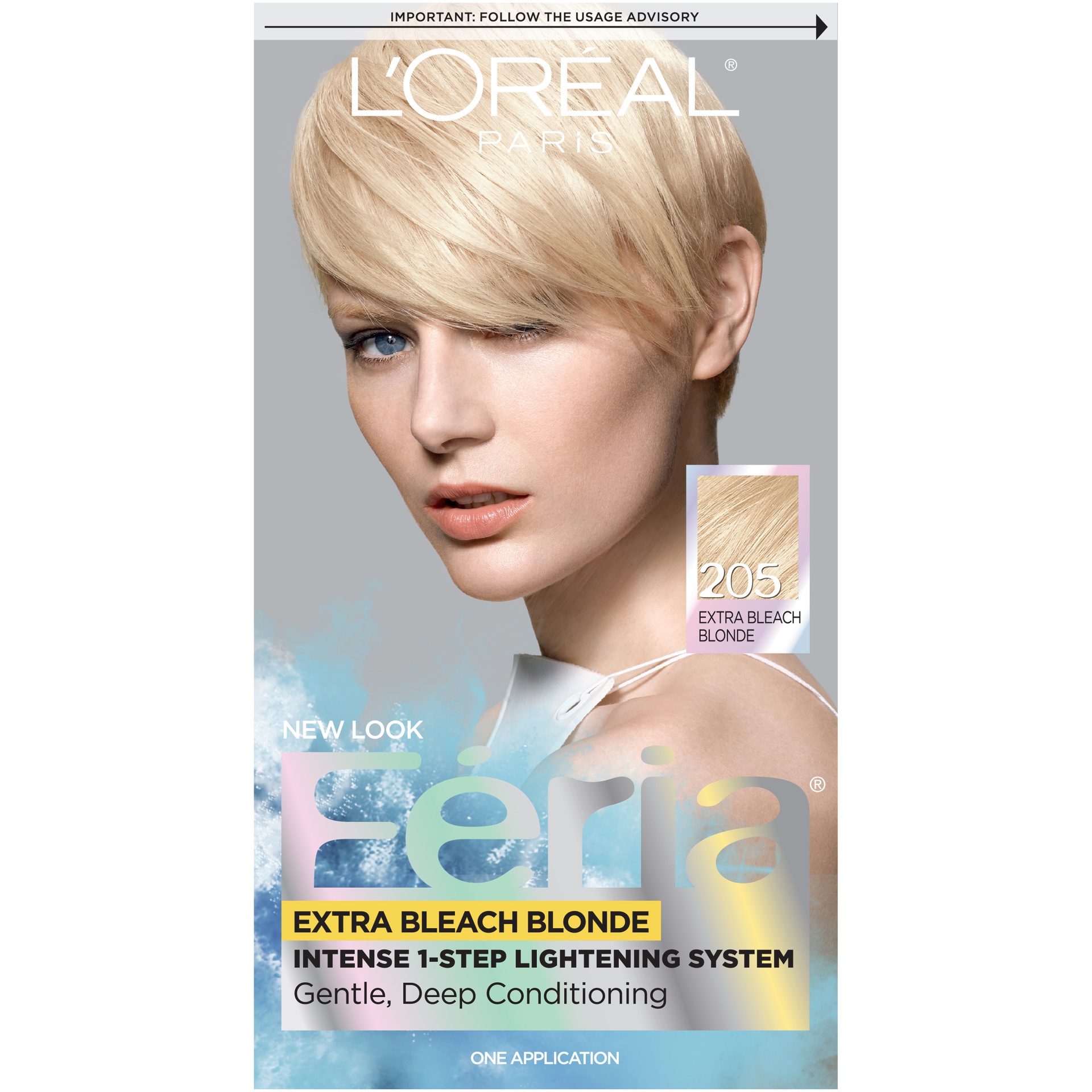 slide 2 of 8, L'Oréal Feria Extra Bleach Blonde 205 Hair Color, 1 ct