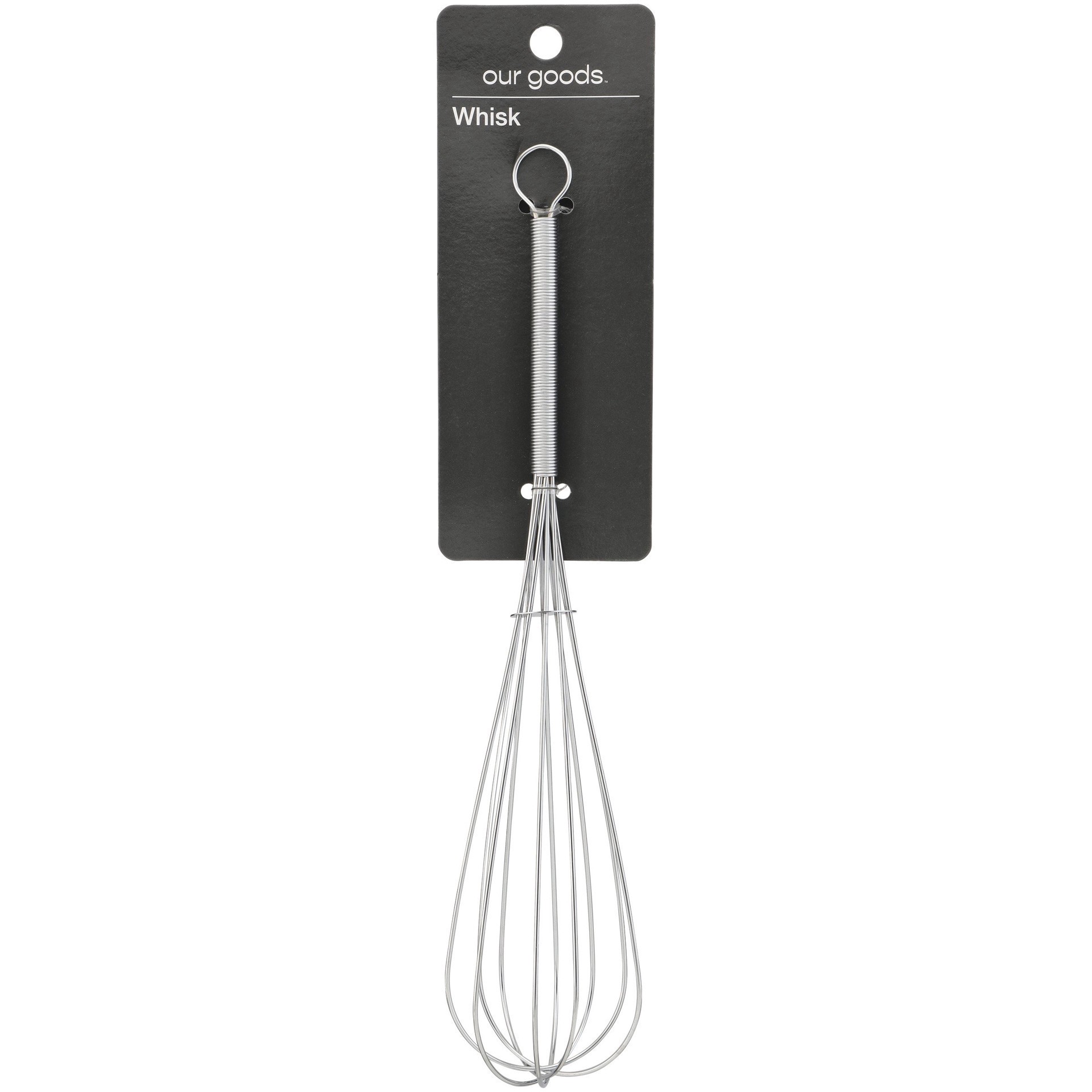 slide 1 of 1, our goods Chrome Whisk, 12ftft