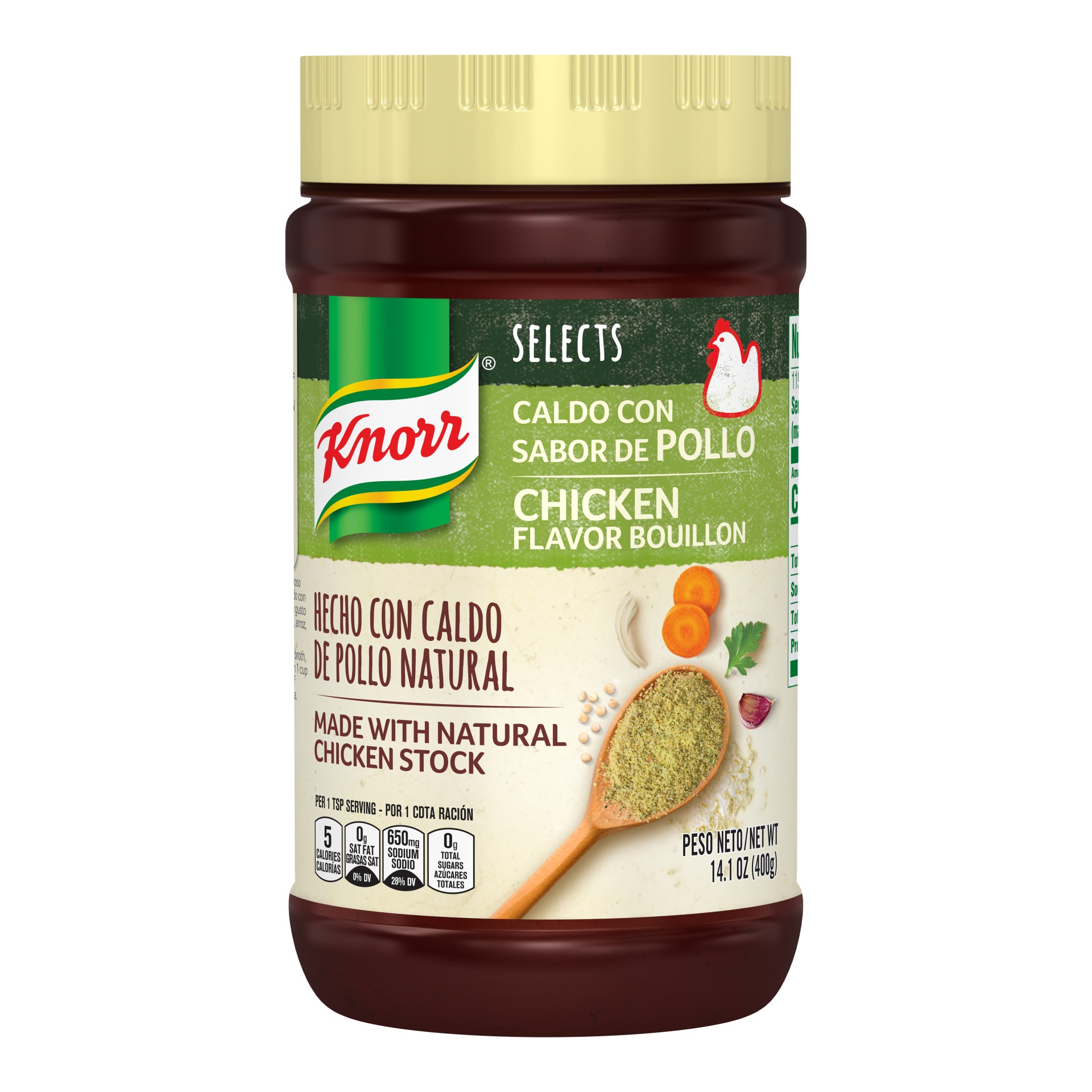 slide 1 of 1, Knorr Selects Chicken Flavor Bouillion, 14.1 oz