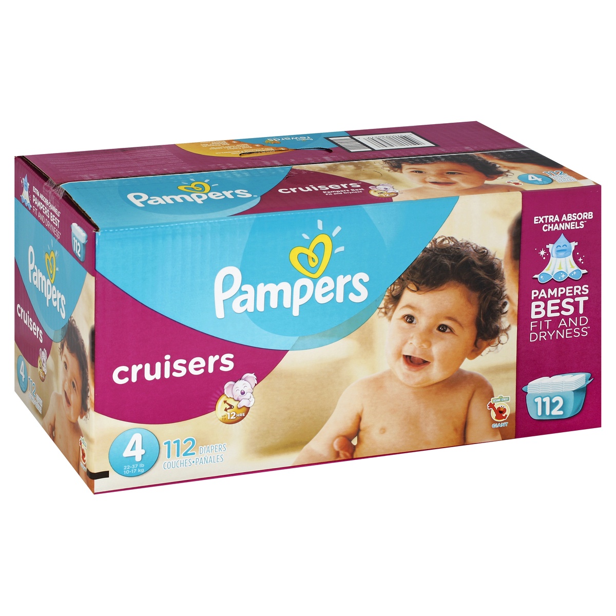 slide 1 of 1, Pampers Diapers 112 ea, 112 ct