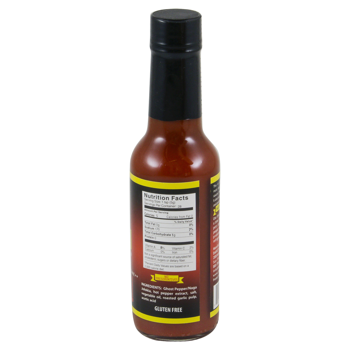 slide 3 of 4, Dave's Gourmet Insane++ Naga Jolokia Ghost Pepper Hot Sauce 5 fl oz, 5 fl oz