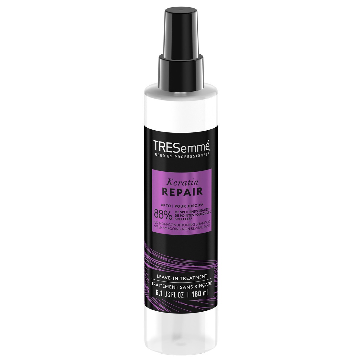 slide 1 of 4, TRESemmé Pro Collection Keratin Repair Leave In Hair Treatment Hair Styling Treatment Spray, 6.1 oz, 6.1 oz