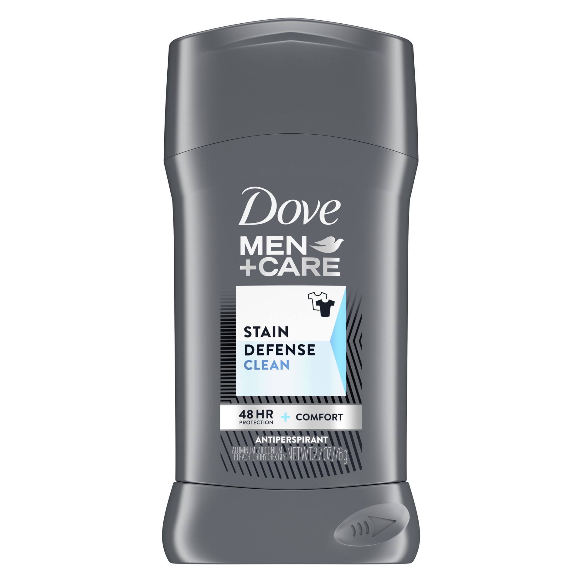 slide 1 of 4, Dove Men+Care Deodorant Stick Stain Defense Clean, 2.7 oz, 2.7 oz