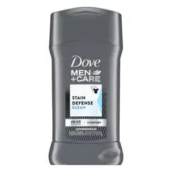 Dove Men+Care Stain Defense Antiperspirant Deodorant Clean, 2.7 oz