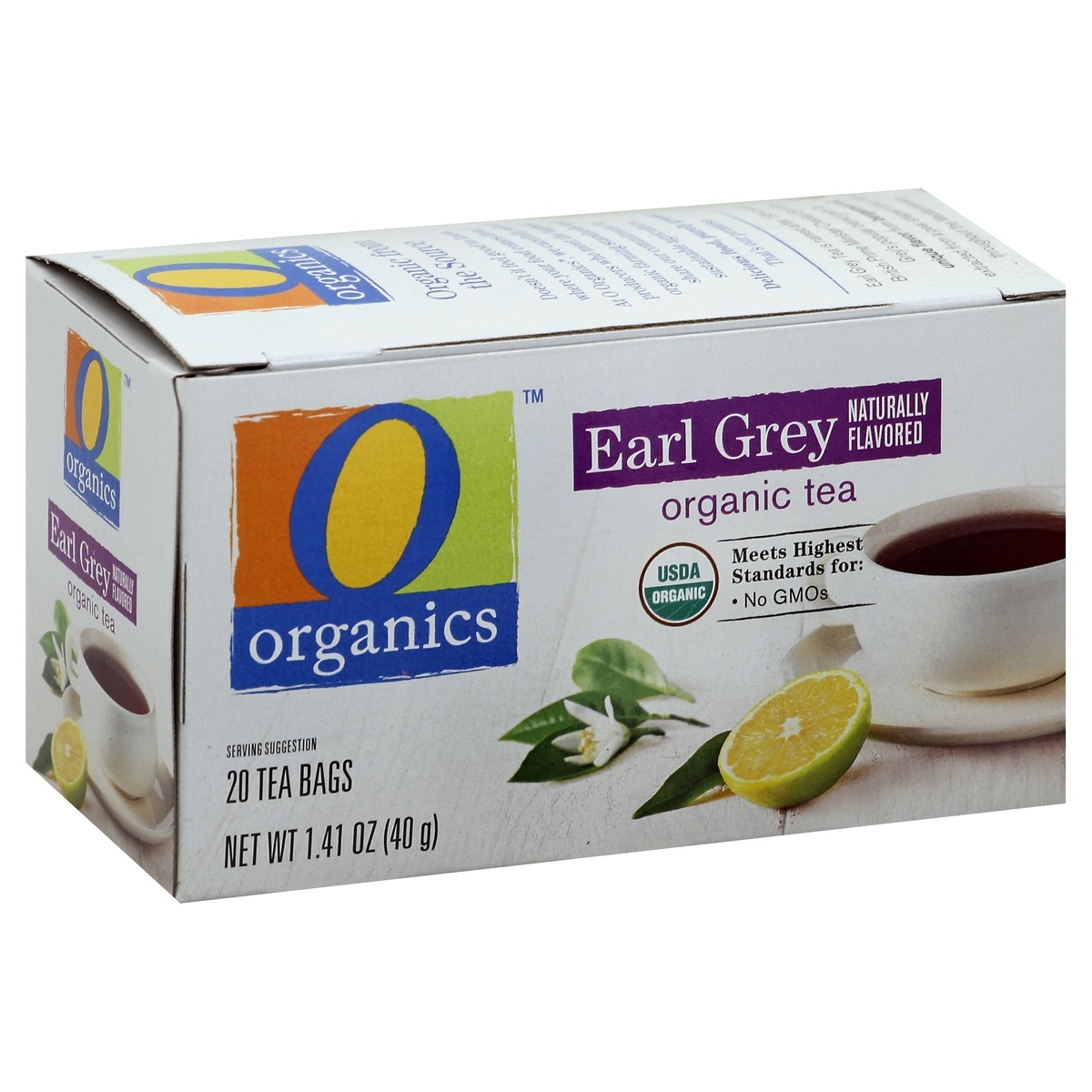 slide 1 of 5, O Organics Earl Grey Tea, 20 ct