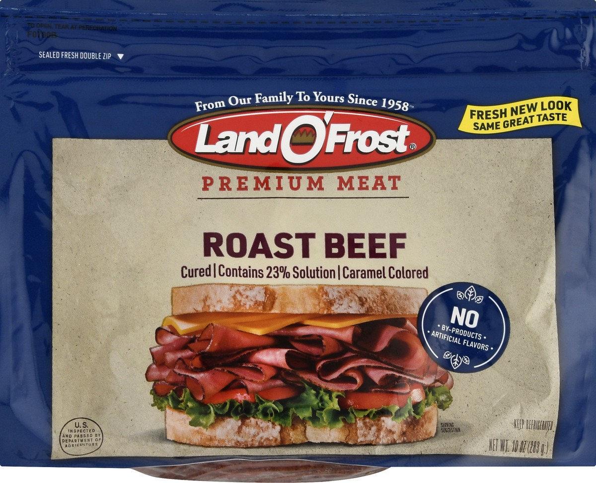 slide 7 of 9, Land O' Frost Roast Beef, 10 oz