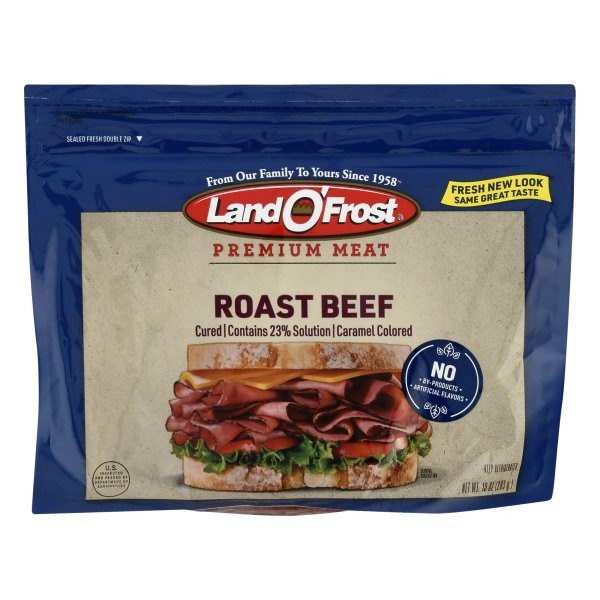 slide 1 of 9, Land O' Frost Roast Beef, 10 oz