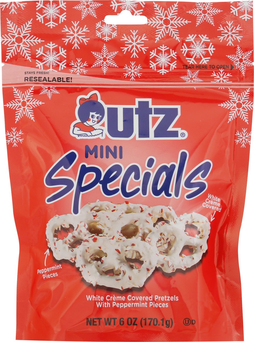 slide 3 of 9, Utz Mini Specials White Creme Covered Pretzels - 6 oz, 6 oz